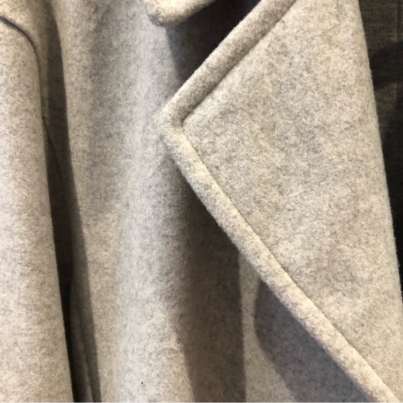 Zara basic oatmeal coat - Picture 3 of 5